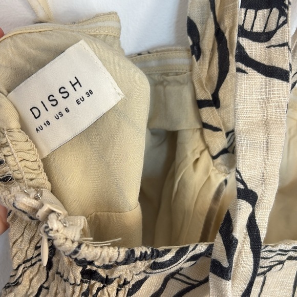 Dish Malta Palm Linen Halter Maxi Dress - Picture 12 of 12